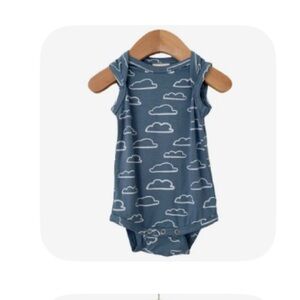 SpearmintLove Sleeveless Bodysuit, Cloud Onesie and Bloomers Set